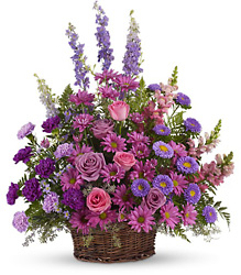 T235-1A Gracious Lavender Basket